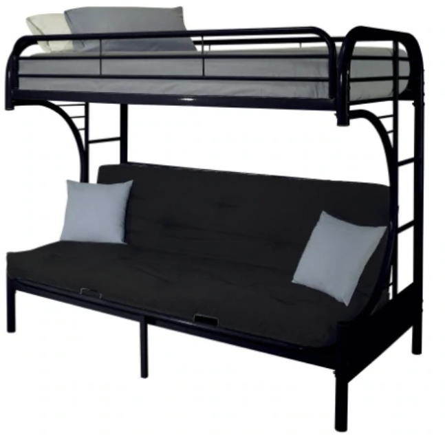 Twin/Full Futon Metal Bunk Bed – Fun Bunk Beds