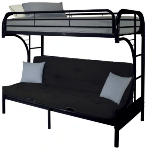 Twin/Full Futon Metal Bunk Bed