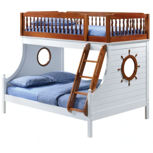 Twin/Full Nautical Themed Bunk Bed